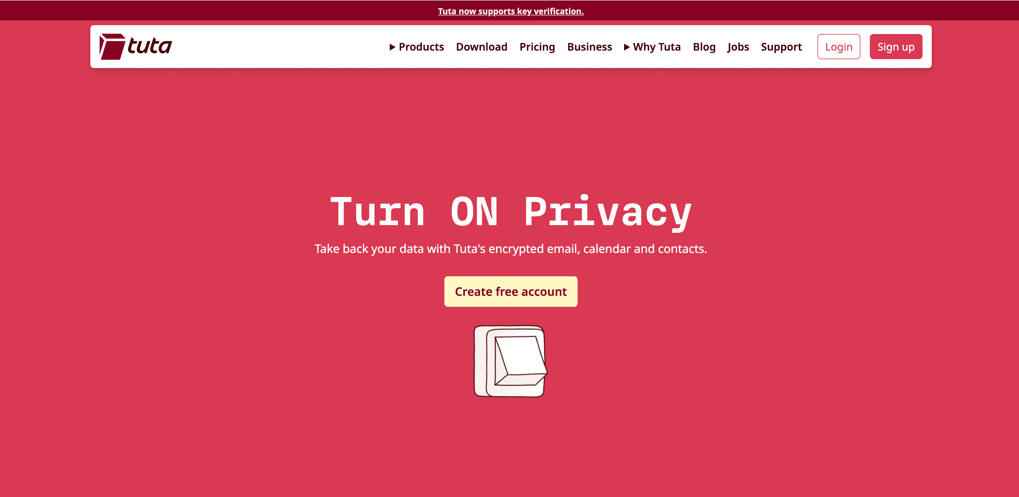 Tuta Mail German encrypted email service emphasizing privacy with end-to-end encryption and quantum-safe security